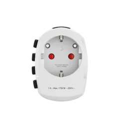 Adaptateur de voyage SKROSS WORLD TRAVEL PRO Blanc