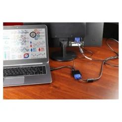 Adaptateur HDMI Mâle vers VGA Femelle Edenwood avec Sortie Audio Jack – Full HD 1080p