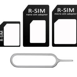 Adaptateur H'MC nano-micro-stand.SIM+PIN pour iPhone 4/4S/5