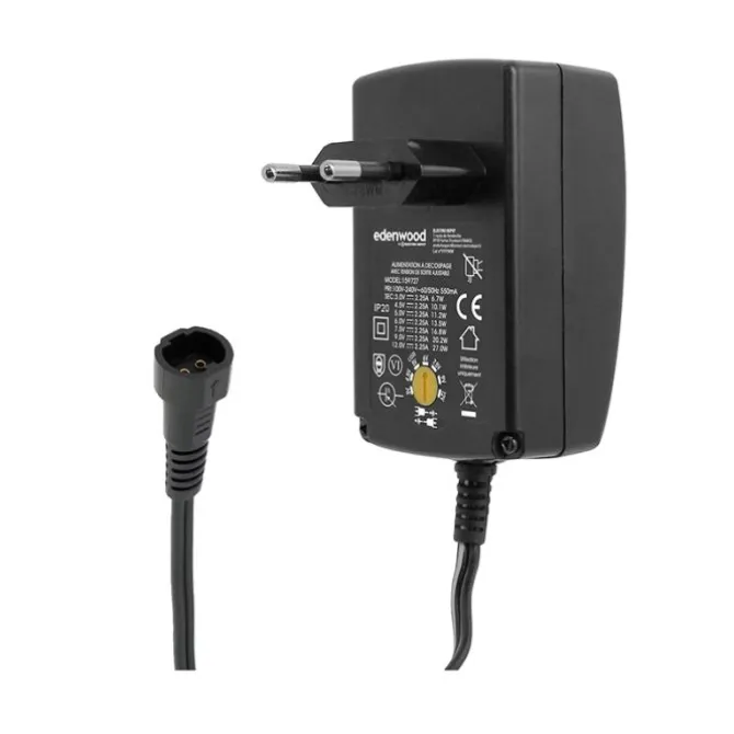 Alimentation EDENWOOD universelle 3 à 12V - 27W USB-C + 20 connecteurs