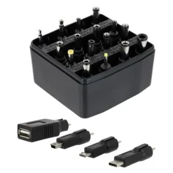 Alimentation EDENWOOD universelle 3 à 12V - 27W USB-C + 20 connecteurs