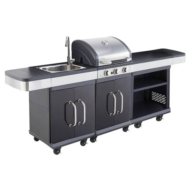 Barbecue gaz cuisine extérieure + robinet COOK N EAT CUISINE