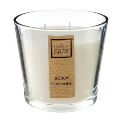 BOUGIE citronnelle 500gr pot verre