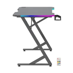Bureau gaming LED EDENWOOD BG120 Noir