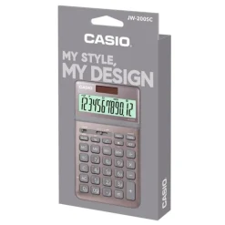 Calculatrice CASIO JW-200SV GRIS METALISE