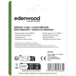 Carte Mémoire micro SD 256 Go EDENWOOD + Adaptateur – Ultra Stockage et Performance