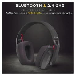 Casque gaming THE G-LAB Korp Platinium sans fil
