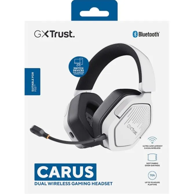 Casque gaming TRUST Carus PS5 Blanc