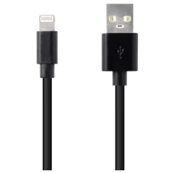 Câble Lightning / USB EDENWOOD 2,5M Noir Certifié APPLE