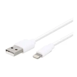 Câble Lightning / USB HIGH ONE 1M Blanc
