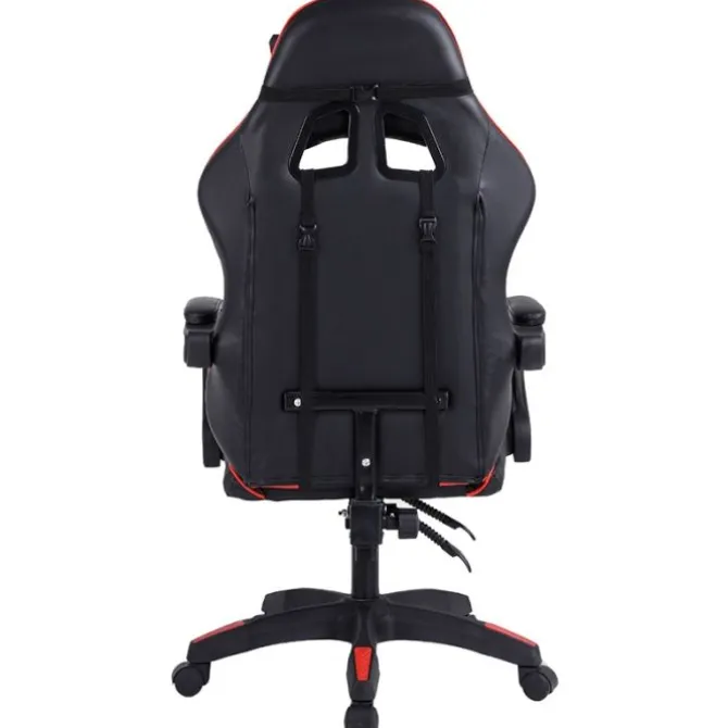 Chaise gaming AMSTRAD AMS 800 Noir et rouge