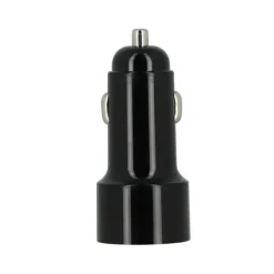 Chargeur allume cigare 2 ports USB HIGH ONE 12W Noir