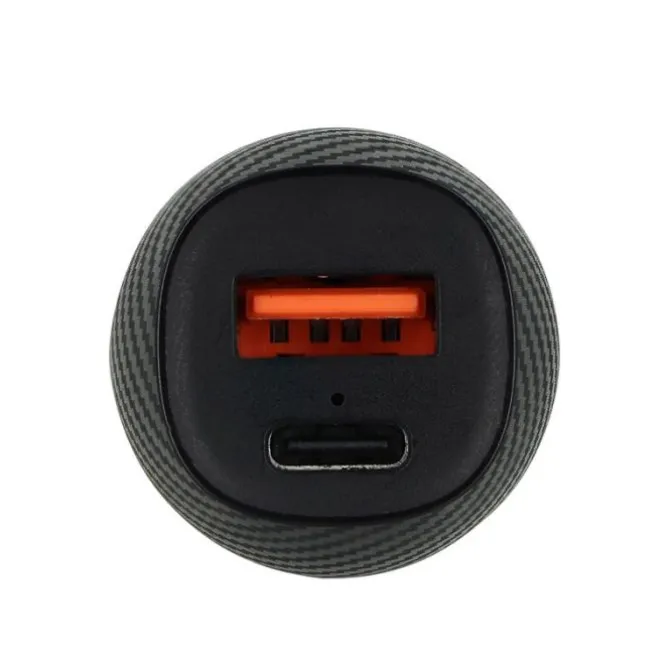Chargeur allume cigare 2 ports USB et USB-C EDENWOOD 51W Noir