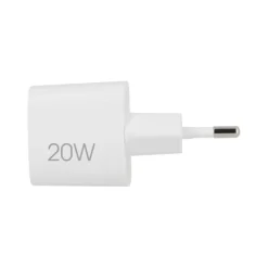 Chargeur secteur 2 ports USB-C 20W et USB 18W EDENWOOD Blanc