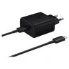 Chargeur secteur USB-C SAMSUNG 45W + Câble 1M Noir