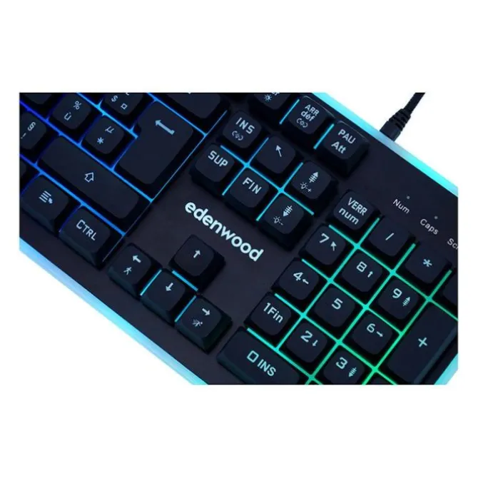 Clavier gamer EDENWOOD filaire RGB CF19A