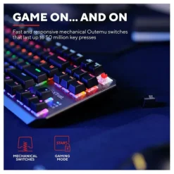 Clavier gamer TRUST TKL mécanique CALLAZ