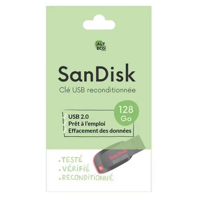 Clé USB SANDISK Cruzer 128Go reconditionnée