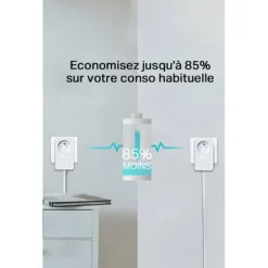 CPL DUO TP-Link AV600 Mbps avec prise intégrée - TL-PA4015PKIT