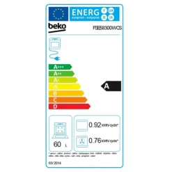 Cuisinière induction BEKO FSE58300WCS
