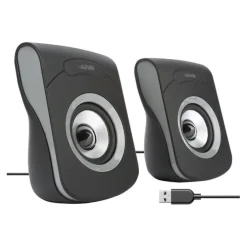 Enceintes APM Filaires USB 2.0 - Duo Haut-Parleurs PC