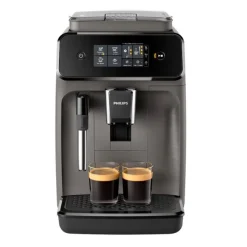 Expresso broyeur PHILIPS EP1224/00 Machine à café à grain Gris brossé + mousseur à lait
