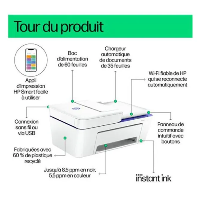 Imprimante HP DESKJET 4230e multifonction