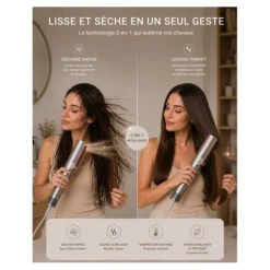 Lisseur SILVER STYLE séchant 2en1 LISS'AIR