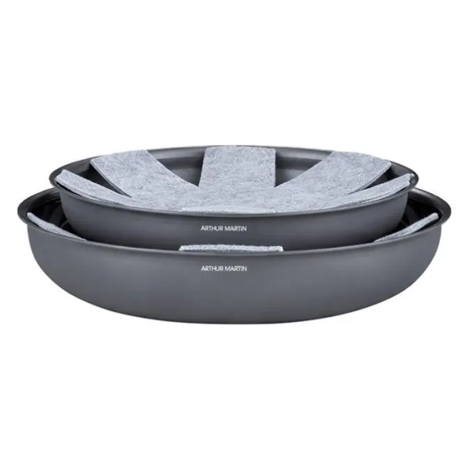 Lot de 2 poêles céramique ARTHUR MARTIN 24-28 cm