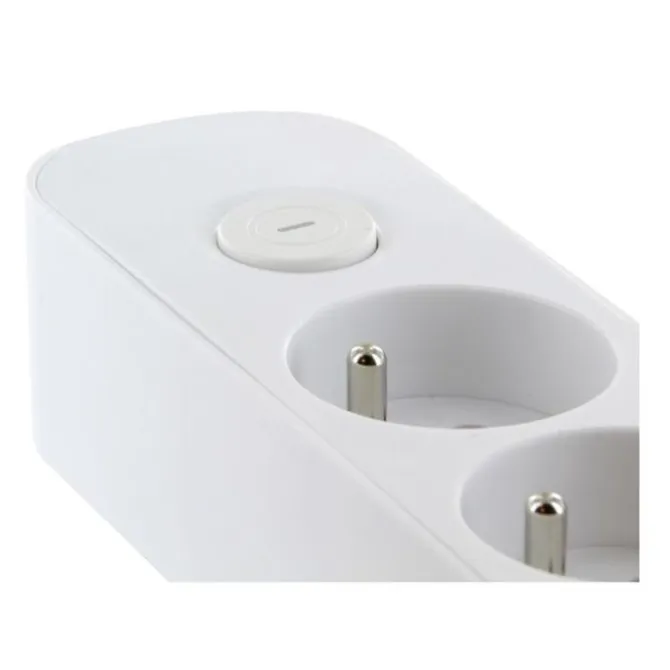 Multiprise ELECTRO DEPOT 8 prises avec interrupteur Blanche - Cable 1.5m