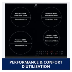 Plaque de cuisson induction ELECTROLUX LIT6043