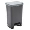 Poubelle plastique à pédale 50L