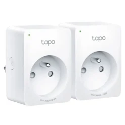 Prise connectée x2 Wifi TAPO P11 avec compteur de consommation