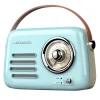 Radio LEDWOOD ALMA Vintage Bleue