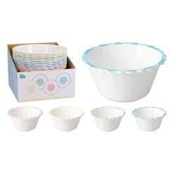 Saladier mélamine festonné diamètre 25cm