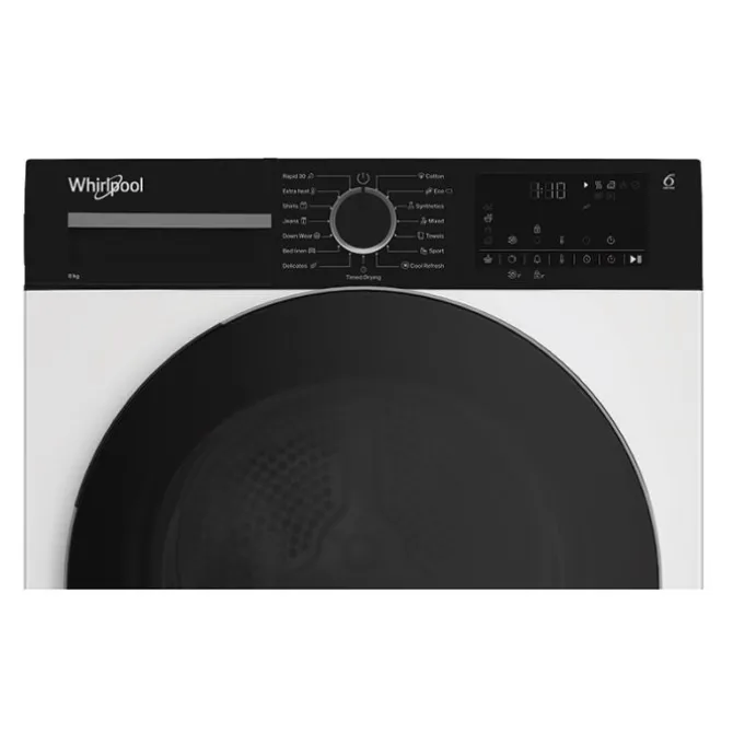 Sèche-linge pompe à chaleur WHIRLPOOL WPSD8WBSEE