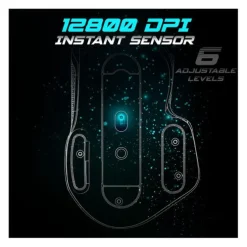 Souris gaming SPIRIT OF GAMER PRO M5 Blanche Filaire 12800Dpi