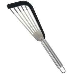 Spatule inox bord silicone