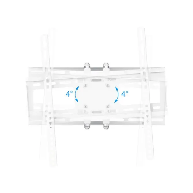 Support mural EDENWOOD TV de 66 à 140 cm D2 déporté blanc