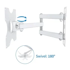 Support mural EDENWOOD TV de 48 à 81cm D1 déporté blanc