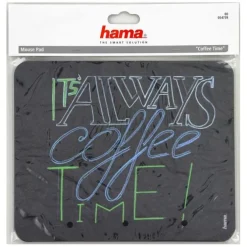 Tapis de souris HAMA NOIR "COFFEE TIME"