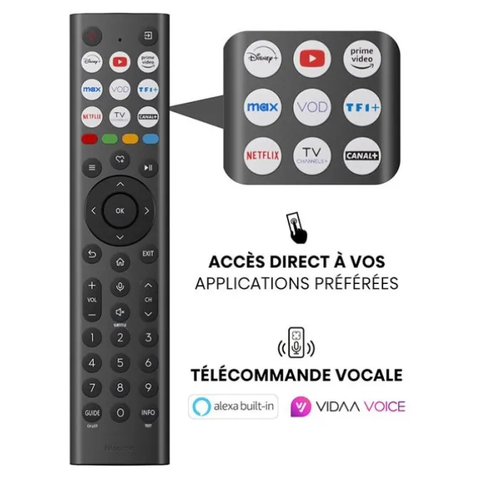 TV QLED 65" HISENSE 65E7Q